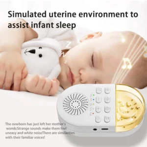 Baby White Noise Machine – 24 Soothing Sleep Sounds for Home & Travel
